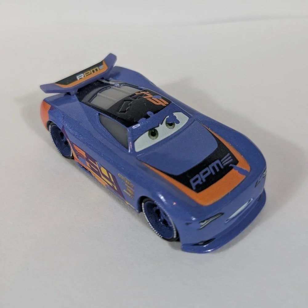 Disney Pixar Cars Mattel Barry DePedal RPM 64 Next Gen Racer Diecast Purple